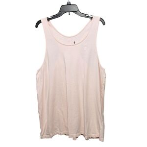 Free People Movement Blush Pink Racerback Oversized Tank Top Women's Size Large